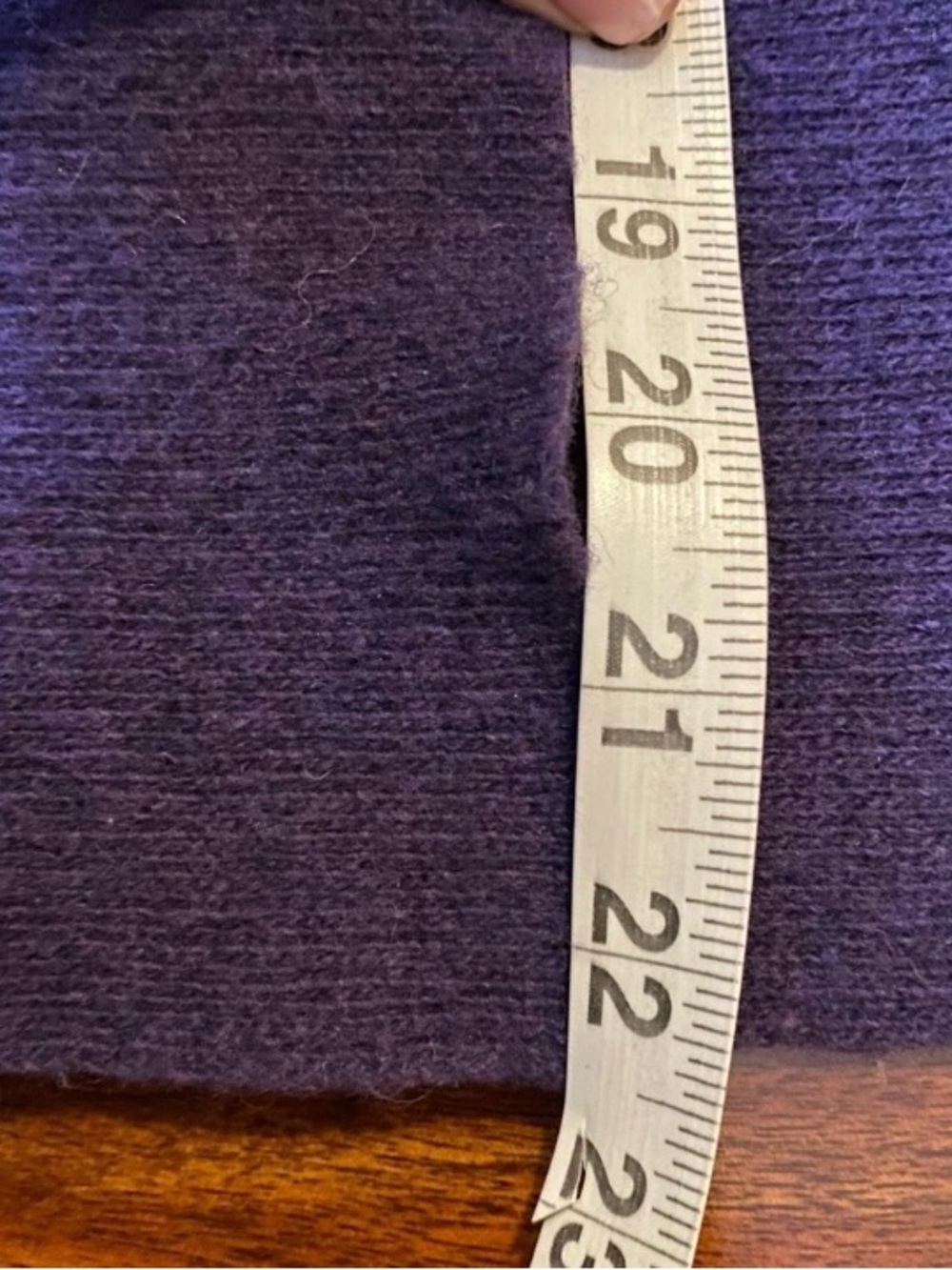 A.ida Made in Italy Purple Wool Blend Buttoned Crop Shawl Collar - Picture 8 of 9